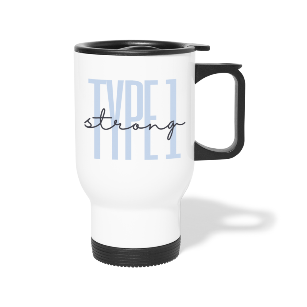 Type 1 Strong Travel Mug - white